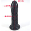20cmBrown-White-Realistic-Suction-Dildo-Dong-Sucker-Sex-Toy-PVC-Jelly-CHGD4-1000x1000 Великий фалоімітатор Snake Style