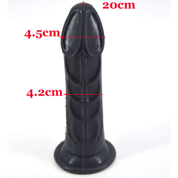 20cmBrown-White-Realistic-Suction-Dildo-Dong-Sucker-Sex-Toy-PVC-Jelly-CHGD4-1000x1000 Великий фалоімітатор Snake Style