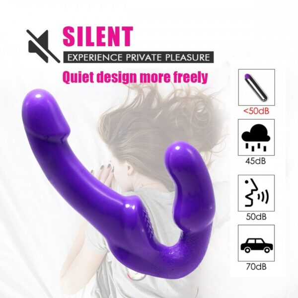 Страпон Double-heads Dildo з пультом