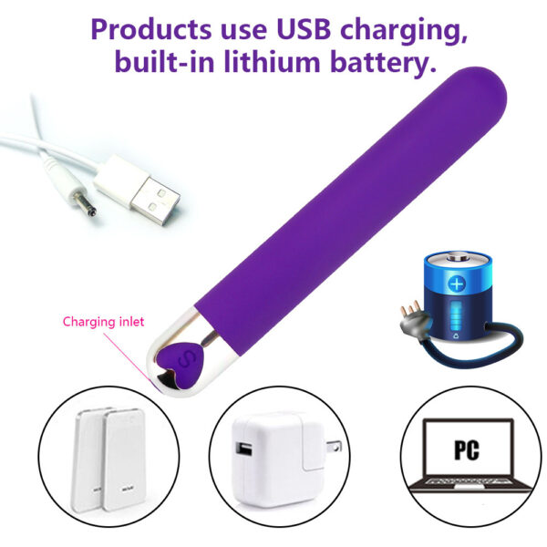 HTB1GEcZXPDuK1RjSszdq6xGLpXaY-1000x1000 Потужний вібратор Long Bullet USB