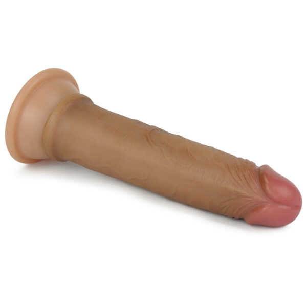 LV4002B (6)-1000x1000 Фалоімітатор на присосці Dual-Layered Silicone Cock