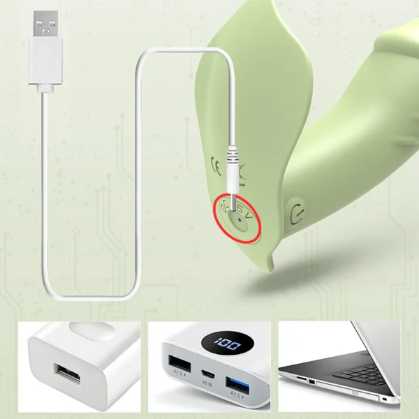 S9acb05c1377545dea8a77dc2d401bf57D Вібратор метелик Luoge USB, 2 кольори