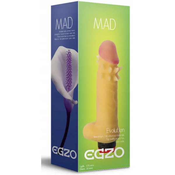 Вібратор із вусиками EGZO Ciberskin 17,5х3,5см