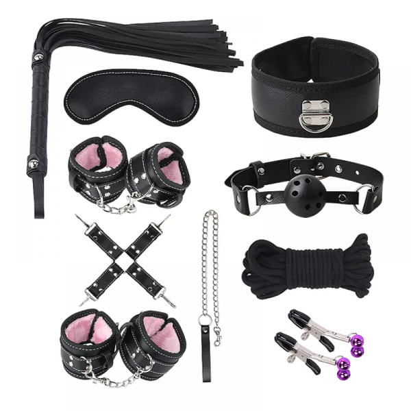 Набор Bdsm Leather Bondage,2 кольори