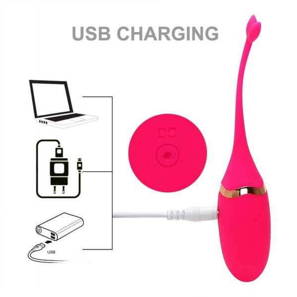 Віброяйцо з хвостиком Flxur на дистанційному управління USB