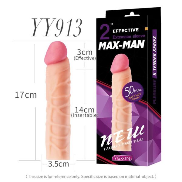 Реалістична насадка на пеніс MAX-MAN