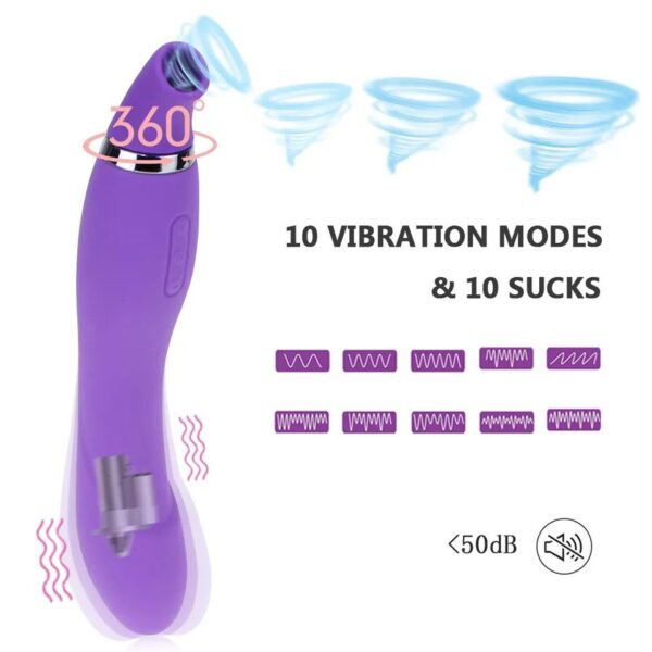 Вакуумний Масажер інтимних зон Le boom + vibrating