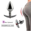 photo_2_2023-05-15_17-31-28 Сталева анальна пробка Tiffani Anal Plug S,M,L