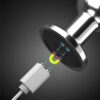 Сталевий анальний корок із вібрацією Nexus Cestos USB