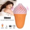 Клітеральний вібратор Морозиво Sweet Treat Satisfyer Pink USB
