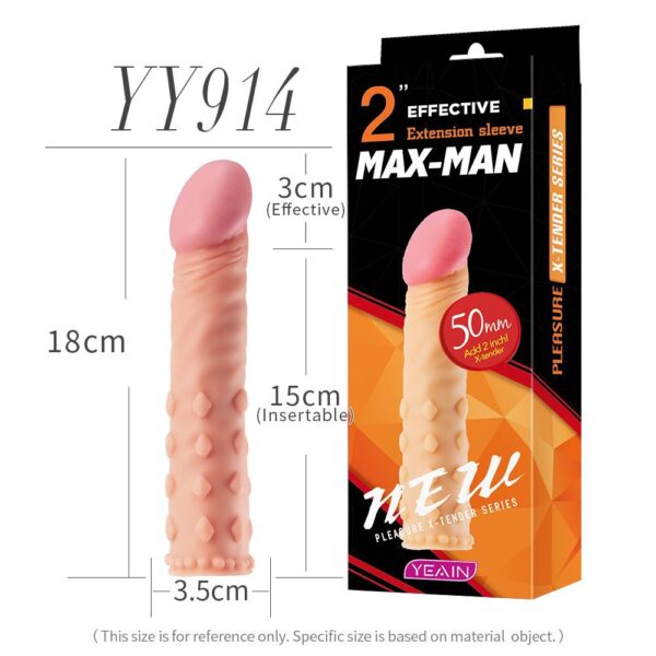 Реалістична насадка на пеніс MAX-MAN