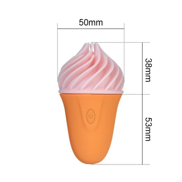 Клітеральний вібратор Морозиво Sweet Treat Satisfyer Pink USB