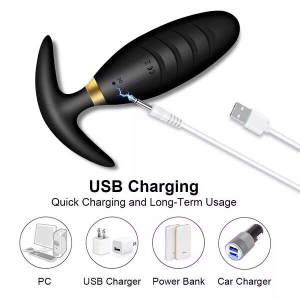 Анальна пробка  з вібрацією Svakom USB