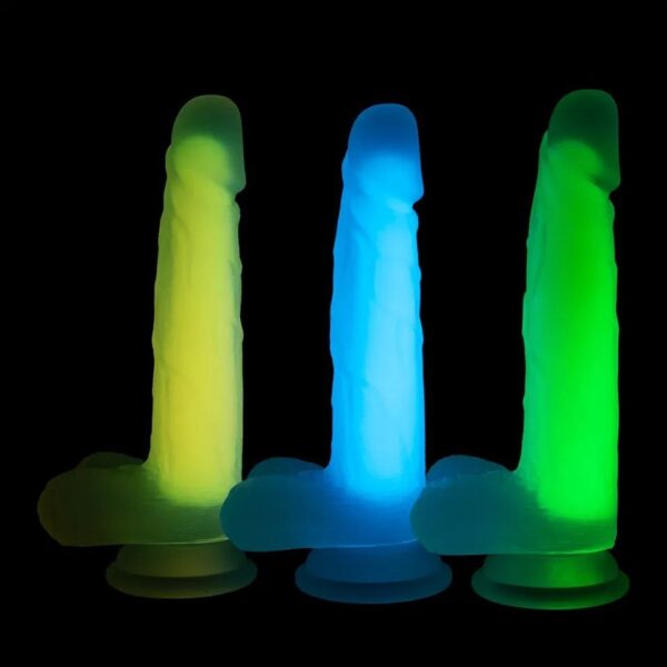 Матовий фалоімітатор люмінесцентний