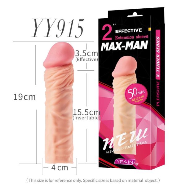 Реалістична насадка на пеніс MAX-MAN