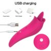 Оральний вібратор язичок USB