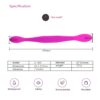 Двосторонній гнучкий вібратор Toy Joy Infinity Double Dildo