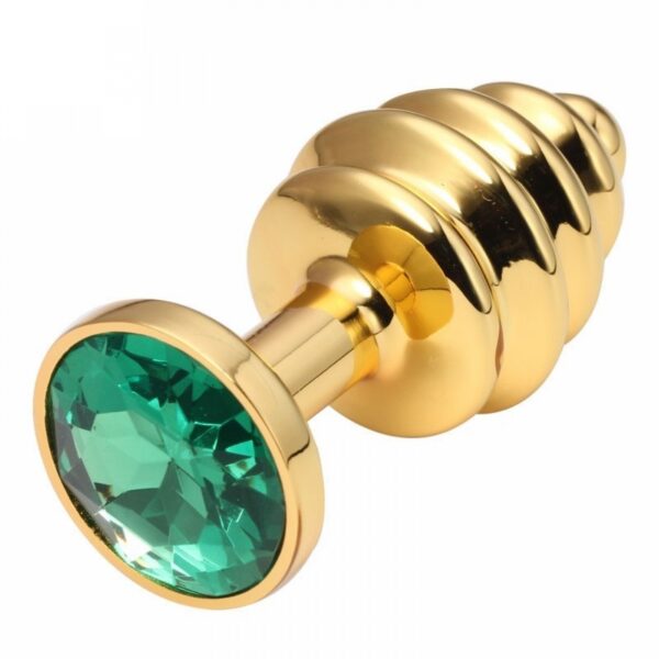 storage_upload-18243-1000x1000 Сталева анальна пробка Спіраль Gold
