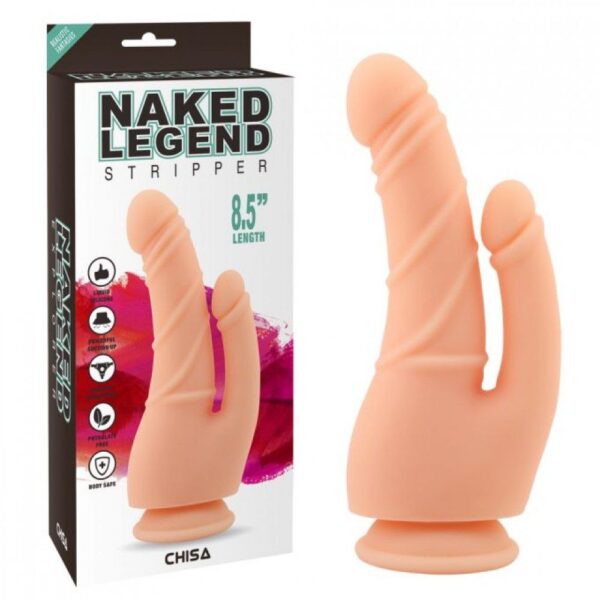 Подвійний фаллоімітатор Naked Legend Stripper