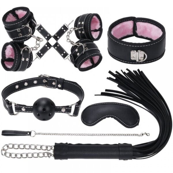 Набор Bdsm Leather Bondage,2 кольори