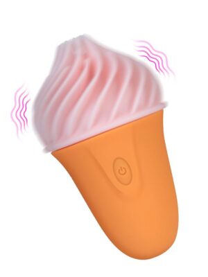 Клітеральний вібратор Морозиво Sweet Treat Satisfyer Pink USB