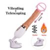 Міні секс машина з пультом TELESCOP VIBRATOR DILDO