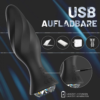 Анальний корок USB з вібрацією SweetNight