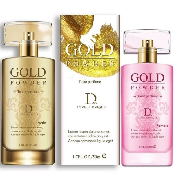 Інтимні парфуми для чоловіків та жінок Gold Powder з феромонами 50мл.