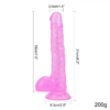 9dd7a2e6648bee606bf30ebe7d2c83c7-1000x1000 Гнучкий фалоімітатор Jelly Dreams з хордою