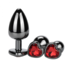 trysgdfg-1000x1000 Сталева анальна пробка Серце Black S,M,L