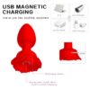 Силіконовий смарт анальний корок Smart Rose 3.3 см