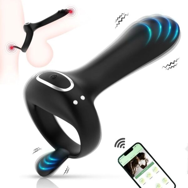 Смарт Ерекційне віброкільце Velvex PulseRing G подвійної дії