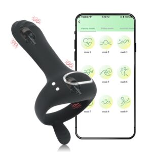 Смарт Ерекційне віброкільце Velvex PulseRing G подвійної дії