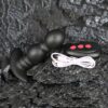 Надувний анальний затор з вібрацією Lux Plug
