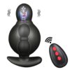Надувний анальний затор з вібрацією Lux Plug