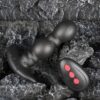 Надувний анальний затор з вібрацією Lux Plug