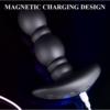 Надувний анальний затор з вібрацією Lux Plug