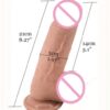 Фалоімітатор на присосці Velvet Hammer 21×5 см