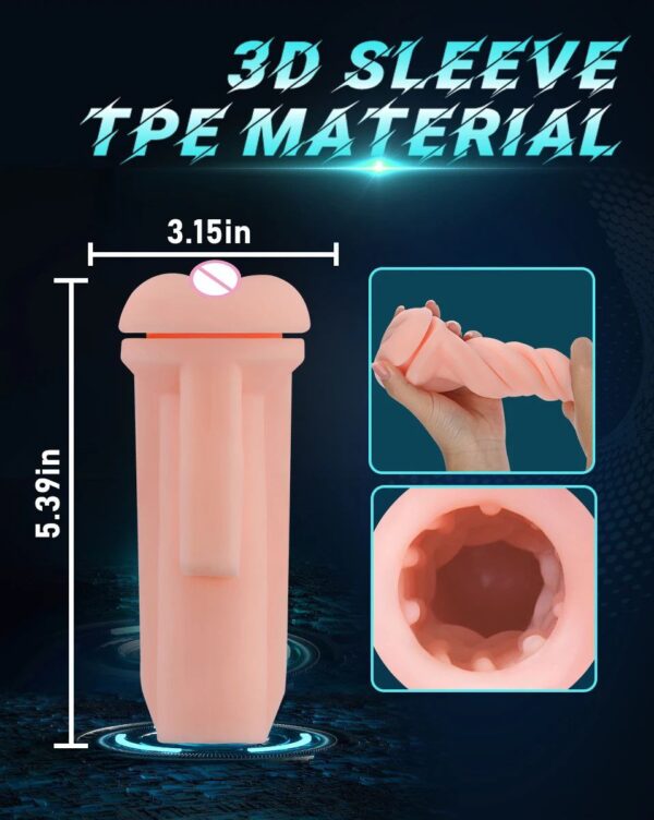 Мастурбатор з режимами вібрації та голосовим супровідом
