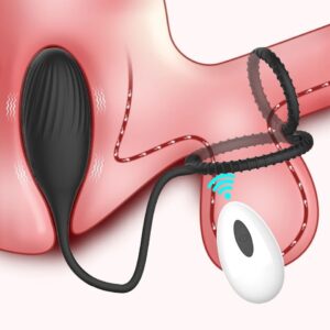 photo_6_2024-04-28_17-27-42 Вібратор 3в1: ерекційне кільце с масажером простати, вібратор для пар, віброяйцо