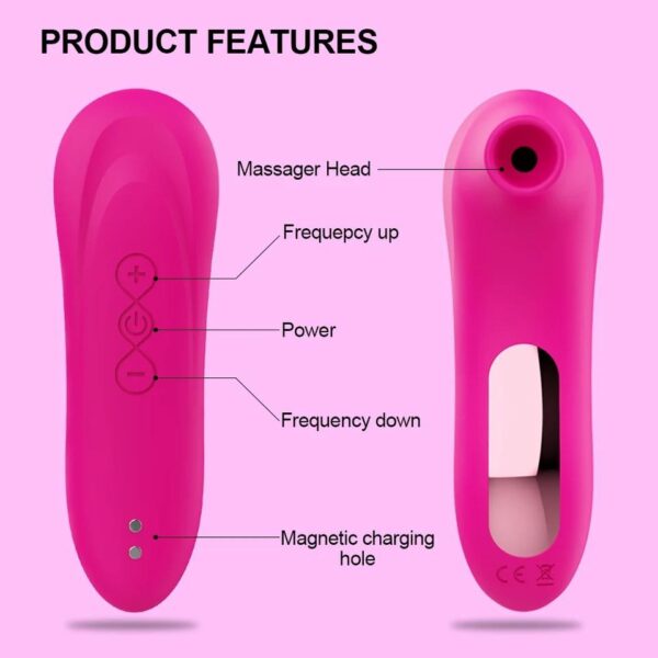 Вакуумно-хвильовий вібратор Sucking Massager
