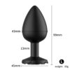 O1CN010onJkK1ik9SkWY1Cv_!!2209636274450-0-cib Анальна силіконова пробка Rose of Passion