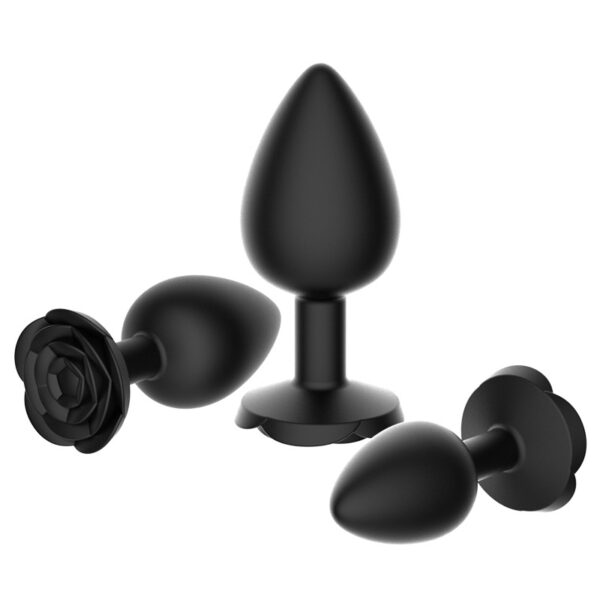 O1CN01EFoOsJ1ik9Sn3YBaz_!!2209636274450-0-cib Анальна силіконова пробка Rose of Passion