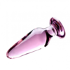 Скляна анальна пробка Crystal Desire