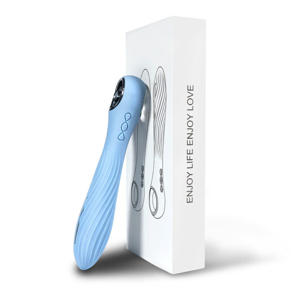 famale-g-spot-vibrator-dildo-electric-shock (1)-1000x1000 Силіконовий вібратор з електростимуляцією IMPULSE VIBE