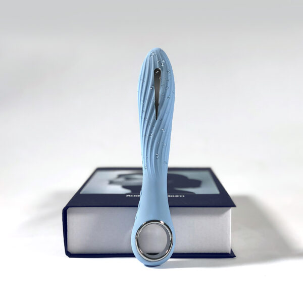 famale-g-spot-vibrator-dildo-electric-shock (4)-1000x1000 Силіконовий вібратор з електростимуляцією IMPULSE VIBE