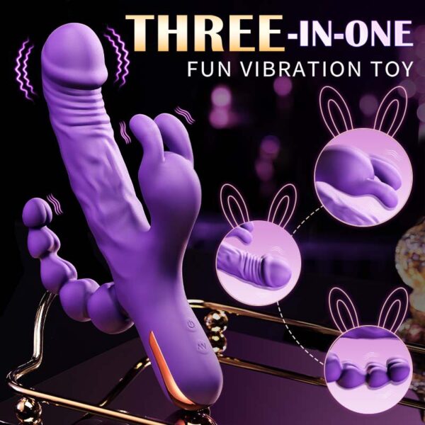 Потрійний кролик Infinity Rabbit 3в1