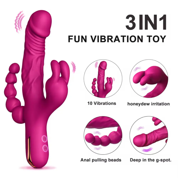 Потрійний кролик Infinity Rabbit 3в1