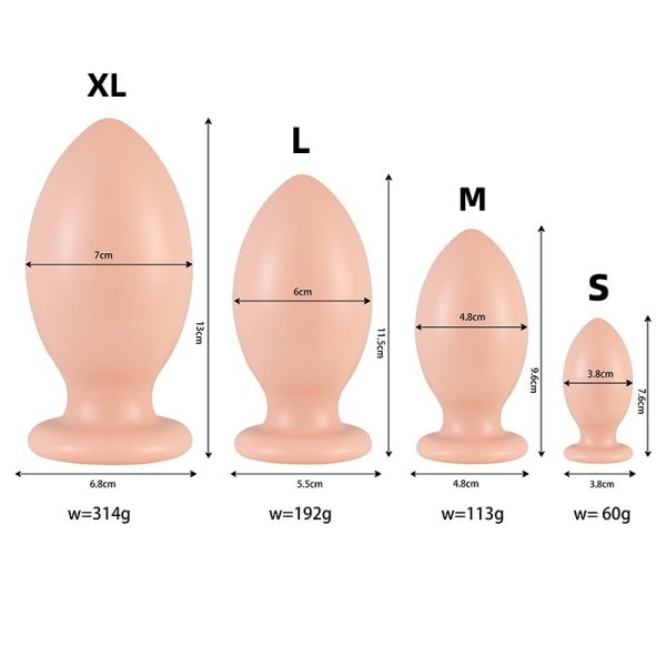 O1CN010kP7x51ULxrTJVJea_!!2209497262502-0-cib Великa Анальна пробка Classic на присосці M,L,XL-4XL