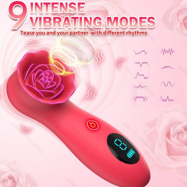 Багатофункціональний вібратор BloomX Rose Pulse